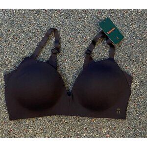 NWT Tommy John Comfort Cmoothing Lightly Lined Wireless Bra Bariton Blue 34C New